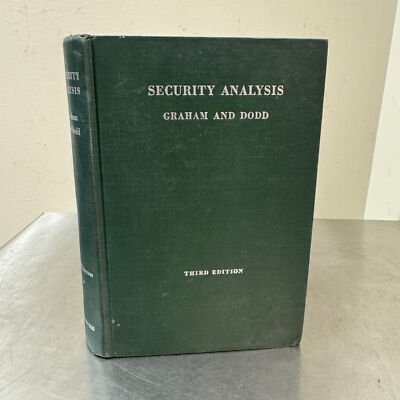 SECURITY ANALYSIS Benjamin Graham & David L Dodd - Third Edition 1951
