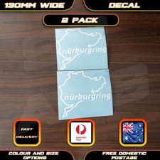 Nurburgring Nordschleife Style Sticker Decal. Fits Euro Car Bumper Laptop Turbo