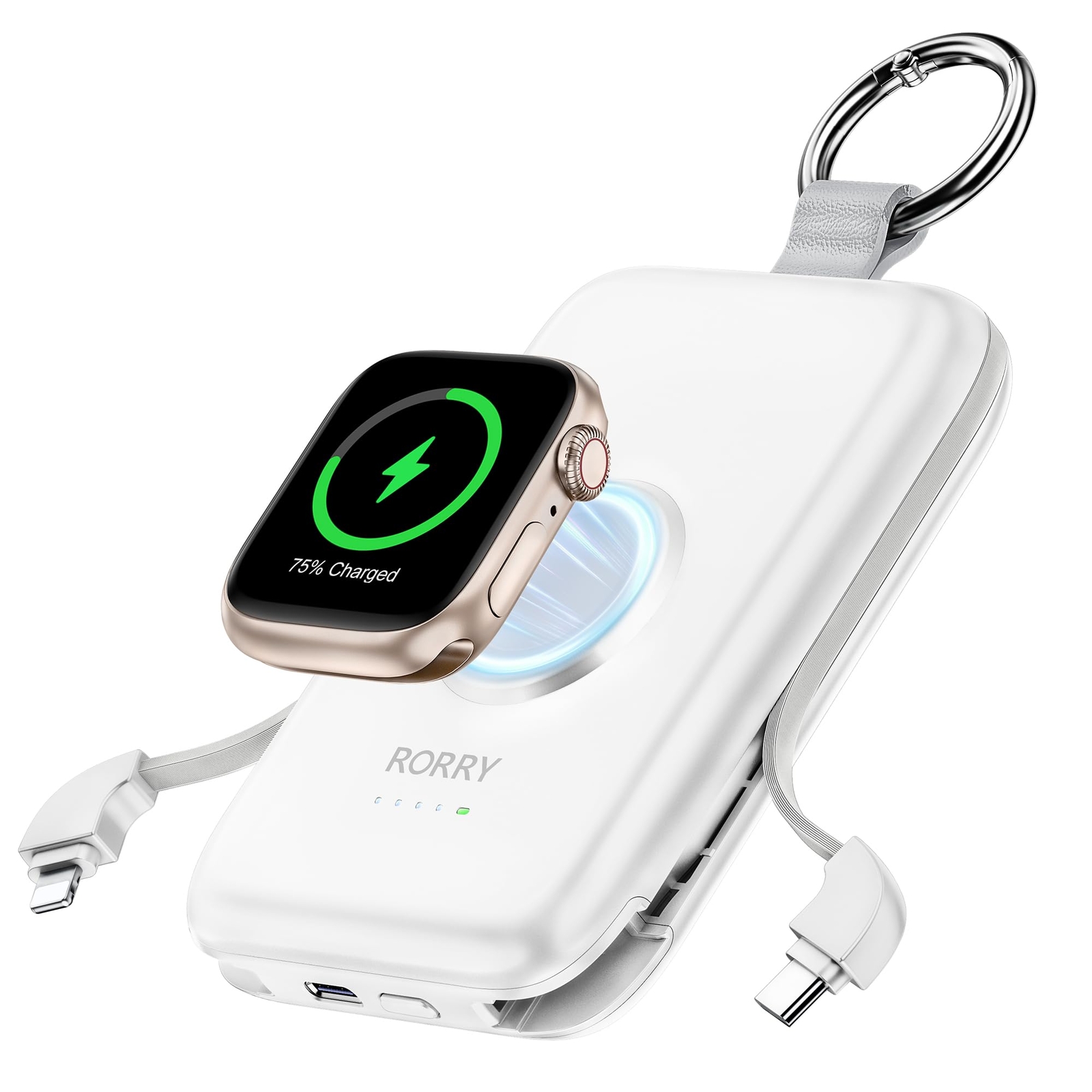 Portable Charger 10000mAh PD 20W Fast Charging Power Bank Compact Design-image