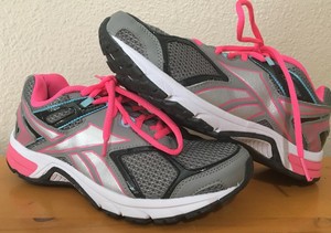 zapatillas reebok mujer gris y rosa