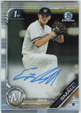 2019 Bowman Draft Chrome Ethan Small #CDA-ES REFRACTOR AUTO 1st - Brewers (B)