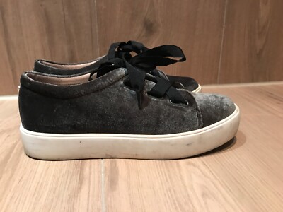 Sneaker/Turnschuhe, MOTIVI, Gr 38, Samt, Olivgrün, guter Zustand