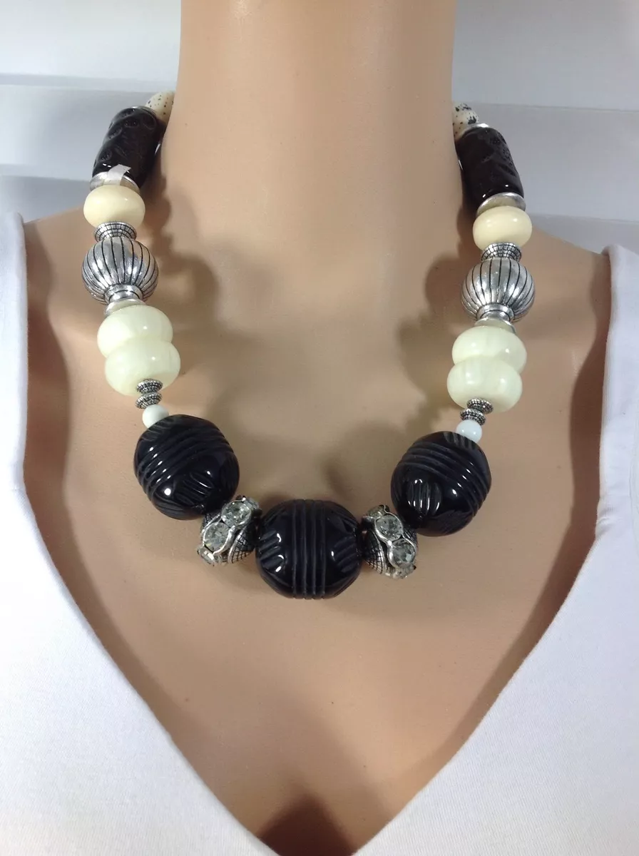 Big beads necklace designs sale