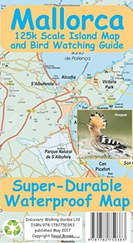 Mallorca Super Durable Map and Bird Watching Guide SHEET MAP 9781782750383 - Image 5