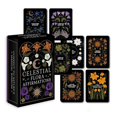 Celestial Flora Self-Love Affirmation Card Deck 52 Karten Set + Ratgeber