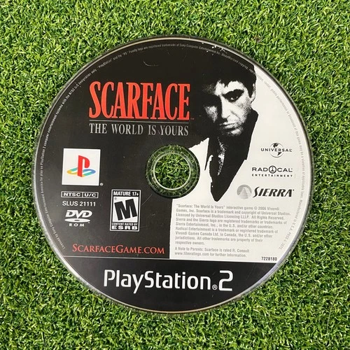 Scarface: The World is Yours (Sony PlayStation 2, 2006) Disc Only Tested & Works