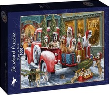 NEW Bluebird 1000 Pieces Jigsaw Puzzle Animals Theme Dogs on Truck