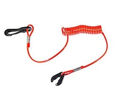 DTLgear Outboard Kill Switch Lanyard w/Key for Yamaha Watercraft  Motors -