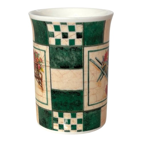 Kingsbury Tea/Coffee Mug Garden Tiles Fine Bone China Staffordshire Tableware - Picture 3 of 6