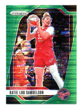 2024 Panini Prizm WNBA #128 Katie Lou Samuelson Green Pulsar /25 Indiana Fever
