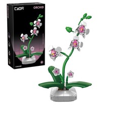 CaDA Orchid Building Block Planter Brick Model 237pcs - C59028W