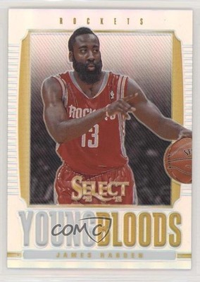 2013-14 Panini Select Young Bloods Silver Prizm James Harden #1 p5f