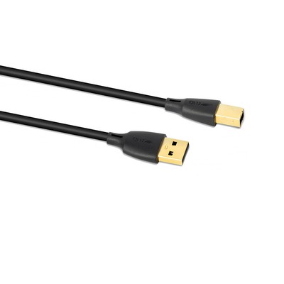 QED - CONNECT USB A (M) - B (M) 1,5 Meter Black