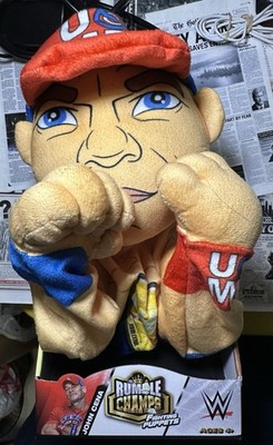 WWE John Cena Rumble Champs Fighting Puppet with Sound Effects Wrestling Toy