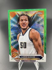 (NUMBERED 2/65) 2023-24 Topps Chrome - Aaron Gordon #95 Green Topps Refractor