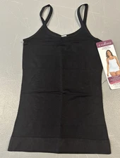 Curveez Womens Sz S Incredibly Shaping Cami Black CUR3501