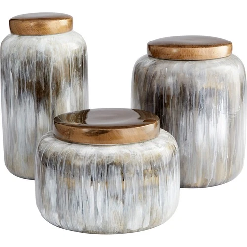 Cyan Design 10424 Spirit Drip Olive Glaze Container - Picture 5 of 9