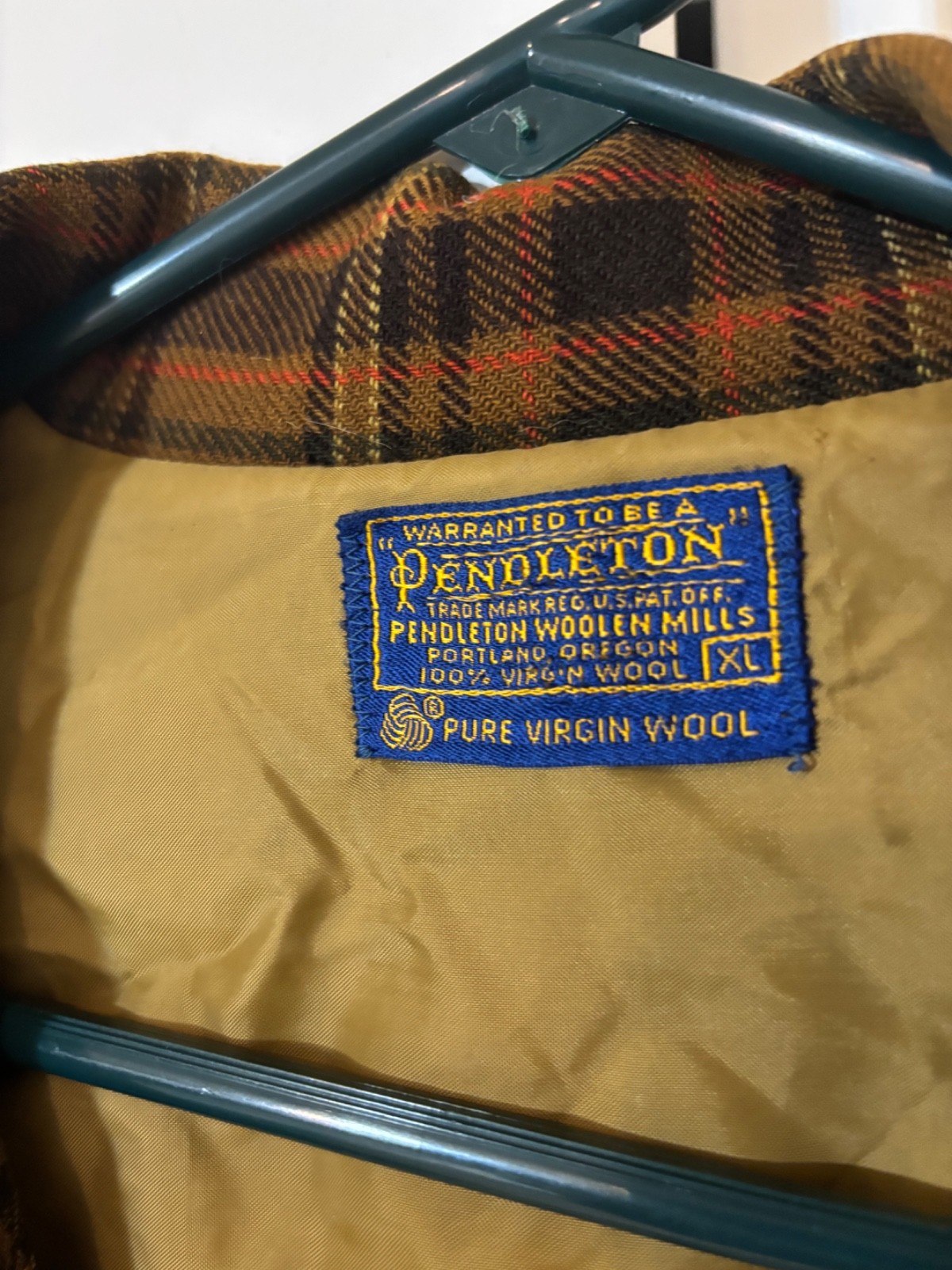 Pendleton mens wool jacket xlarge - image 1