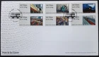 GB 2017 Mail by Rail Post & Go Set on Unaddressed First Day Cover, Hemel S/H/S