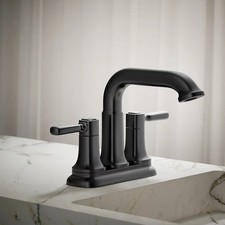 Kohler Ealing Bathroom Faucet Matte Black R33043-4D-BL