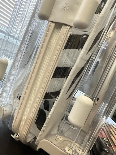 OFF WHITE X RIMOWA See Through Suitcase Luggage White