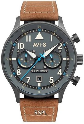 AVI-8 Hawker Hurricane Quartz Sports Grey Dial AV-4088-04 50M Men's Watch