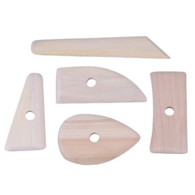 Fügen Sie Ihren Skulpturen feine Details hinzu mit unseren Holz Ton Messer 5er Set