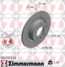 2x ZIMMERMANN Bremsscheibe 150.2923.20 für MINI
