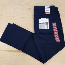 NWT - Perry Ellis Portfolio Slim Knit Anywhere Dark Sapphire-Size: 34x30