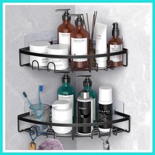 Corner Shower Caddy, 2 Pack Adhesive Bathroom Shower Corner Organizer Shelf, ...
