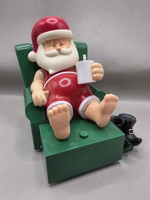 Gemmy Animated Relaxing Santa Claus Blues Complaining Talking Musical 2011 