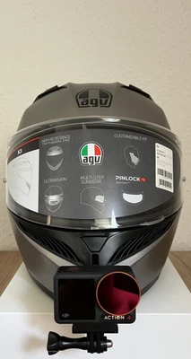 AGV K3/K3 2.6 - Chin Mount - GoPro Action Cam Kinn Halterung