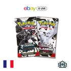 2 Booster Pokémon EV10.5 : Foudre Noire et Flamme Blanche - Français