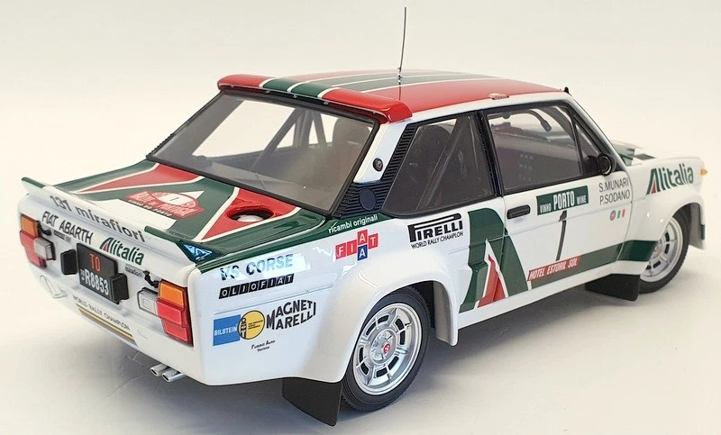 Модель автомобиля Kyosho масштаб 1:18 08376B - Fiat 131 Abarth 1978 ралли Португалии No1 - Изображение 2 из 4