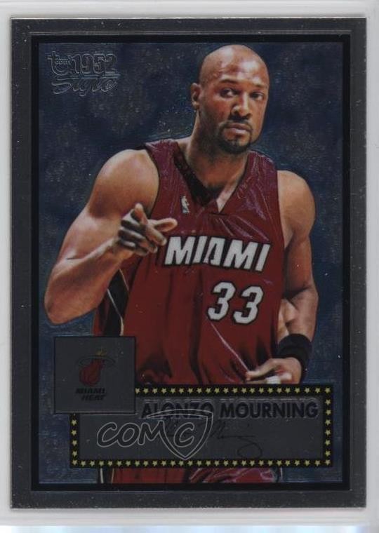 2005-06 Topps 1952 Style Chrome 124/499 Alonzo Mourning #120 HOF 4g8