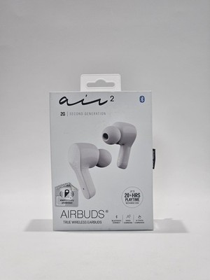 AIRBUDS Air 2 - 2G Second Generation - True Wireless Bluetooth Earbuds - White