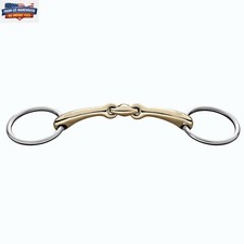 Herm Sprenger Dynamic RS Bradoon Snaffle Bit Sensogan 14mm Double Jointed