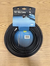 Cavo RG6 100 piedi HDTV Terk cavo satellitare cavo antenna coassiale Audiovox TV 100'