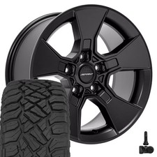 Set5 Df02 17x8.5 Black Defiant Rims 33x12.50r17 Rt Tires Tpms 5x127 12et Set5 Df02 17x8.5 Black Defiant Rims 33x12.50r17 Rt Tires Tpms 5x127 12et