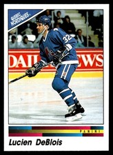 1990-91 Panini Stickers Lucien DeBlois Quebec Nordiques #140