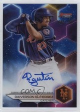 2023 Bowman's Best of Blue Refractor /150 Daiverson Gutierrez #B23-DG Auto 12m6