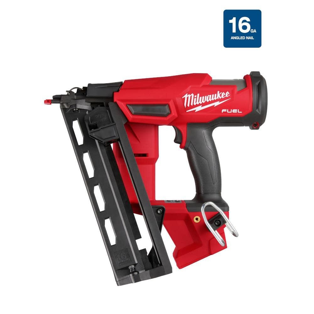 Угловой финишный гвоздодер Milwaukee M18 Fuel 16 калибра простой инструмент 63890₽