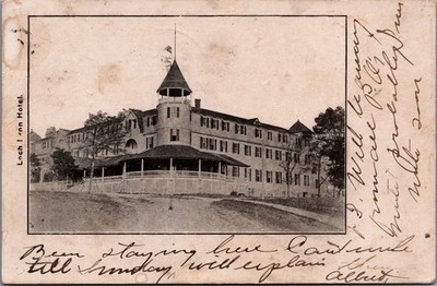 1905 Loch L'vnn Hotel Baltimore MD Early Postcard Vintage Architecture View