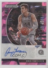 2020 Panini Prizm Draft Picks Prospect Pink Ice Omer Yurtseven #PA-OY Auto 0ob4