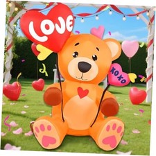 5 FT Valentines Inflatables Outdoor Decorations, Blow up Valentine's Day Love