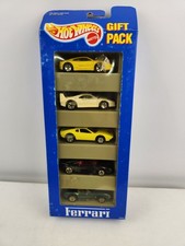 Vintage 1993 Hot Wheels FERRARI 5 Car Gift Pack Unopened