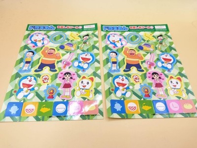 Doraemon Hotto Motto Sticker Set   2 Sheets   Doraemon & Friends Japan Exclusive