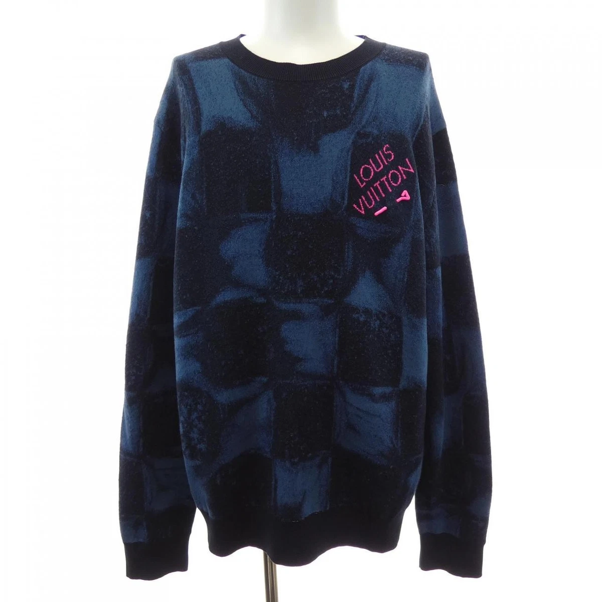 Louis Vuitton Blue Crew Neck Sweaters for Men for sale | eBay