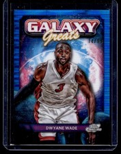 2024-25 Topps Chrome Cosmic Blue Galaxy Greats Dwyane Wade 14/99 Miami Heat