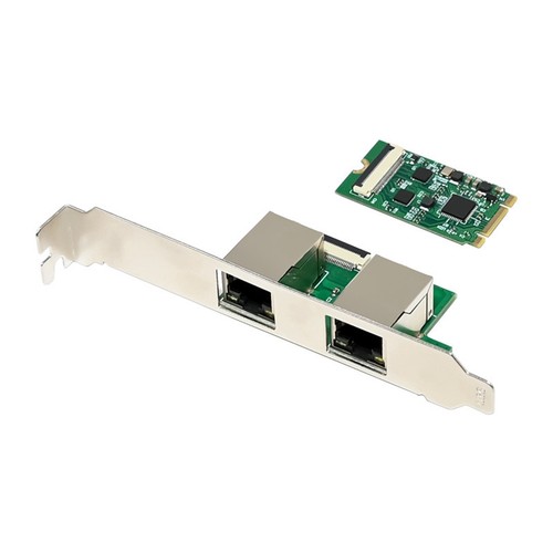 Gigabit Ethernet Server Adapter M.2 B+M Dual Port Gigabit Server NIC5161 - Afbeelding 3 van 6